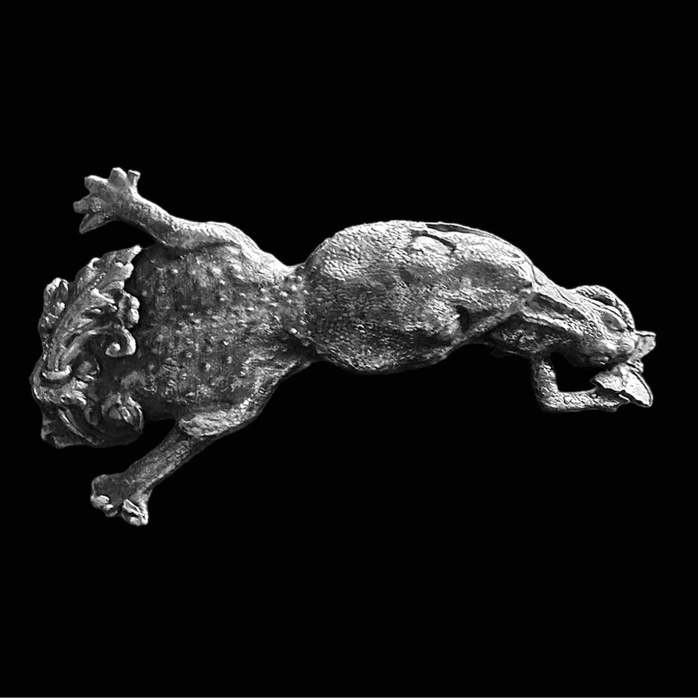 DANNY POLLAK Lead Free Pewter Food Chain Hair Clip